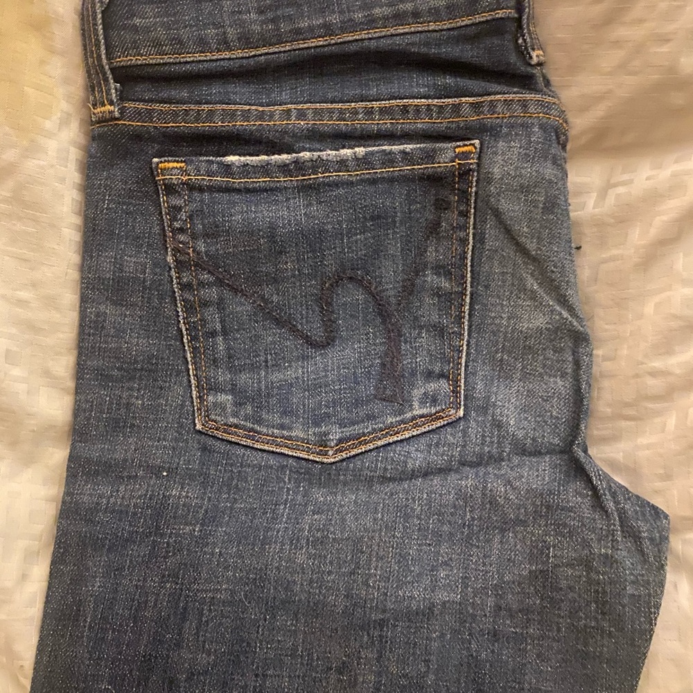 Citizens of humanity cropped denim jeans